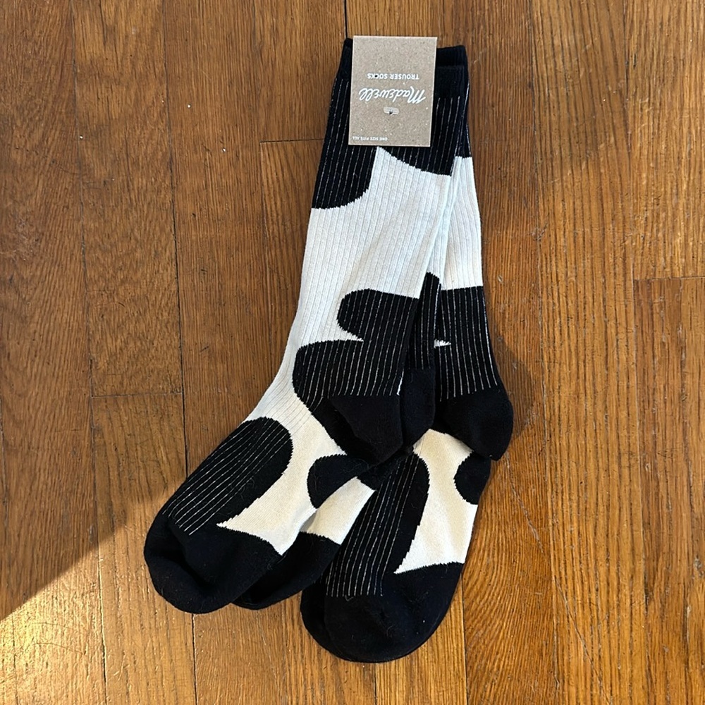 Two pairs of Madewell trouser socks NWT